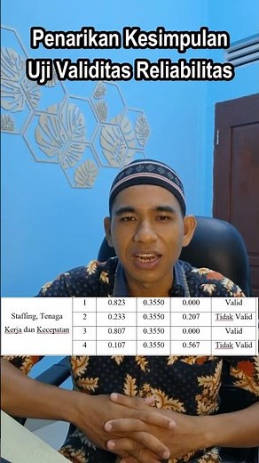 Drawing Conclusions on Validity and Reliability Tests #dataprocessing #spss #thesis