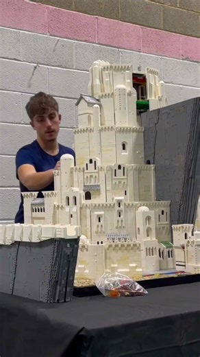 --This is my #lego Minas Tirith #timelapse preview !