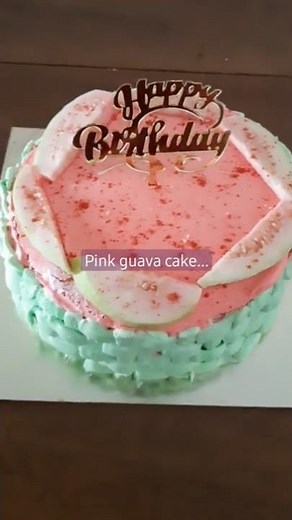 Pink Guava cake...