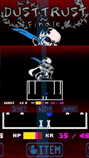 DUSTTRUST: Finale Phases 1-2 plus papyrus encounter #undertale #undertaleau #dusttrust