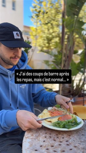 Loïc – Guide santé holistique on Instagram: "On a oublié que 👇🏼 L’alimentation est censée t’apporter de l’énergie. Si tu quittes la table fatigué, il y a quelque chose qui cloche, soit: - Dans l’assiette de base (qui doit être adaptée de manière individuelle à chaque moment de la journée avec des nutriments bio disponibles) - Dans ta capacité à découper les aliments en nutriments (enzymes, acidité gastrique) - Dans ta capacité de les absorber (muqueuse intestinale, cofacteurs sécrétés en amont