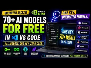 Use 77 Free AI models in VS Code From One API Key - GLM 5.2, Minimax M3, Kimi K2.6, Qwen