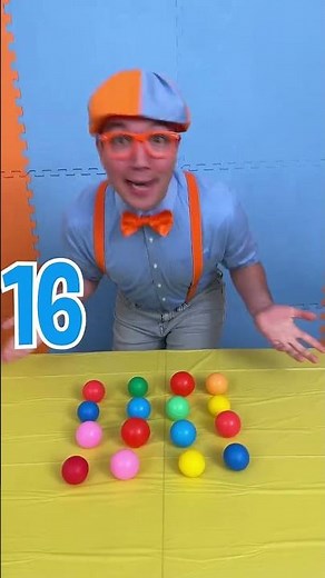 Learn PLAYGROUND MATH With BLIPPI! | #short #blippi #playground #math #educational #learning