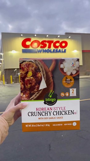 New at Costco! @bibigo USA Korean Style Crunchy Chicken with Soy Garlic Sauce is now available at Costco in the frozen section. -Made with a signature batter, bibigo Crunchy Chicken offers a satisfying crunch on the outside and juicy, antibiotic-free chicken on the inside. -The Crunchy Chicken comes in 2 bold, Korean flavors – Soy Garlic and Sweet & Spicy. Grab yours today at @costco #costco #bibigo #costcoguide #sponsored