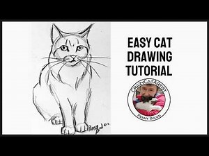 EASIEST Way to Draw a Cat for Beginners