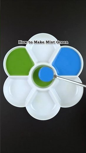 How to Make Mint Green Color