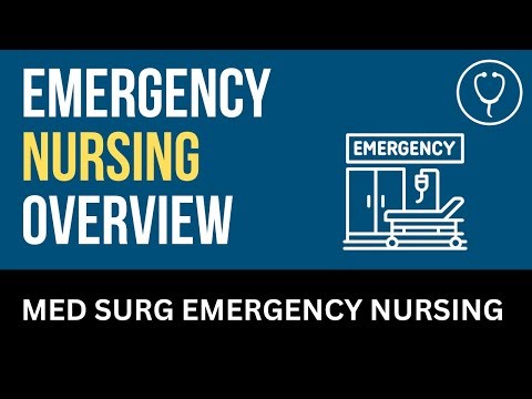 Emergency Department Overview - Nursing Lecture - Chapter 67