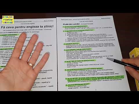 Lecţia # 091 – Cum să înveţi engleză (part 2) – PLAN DE LUCRU