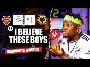 ARSENAL 2-1 WOLVES ( Godfrey - NIGERIAN FAN REACTION) - Premier League 2025/2026