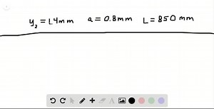 SOLVED:The second-order dark fringe in a single-slit diffraction pattern is 1.40 mm from the center of the central maximum. Assuming the screen is 85.0 cm from a slit of width 0.800 mm and assuming monochromatic incident light, calculate the wavelength of the incident light.