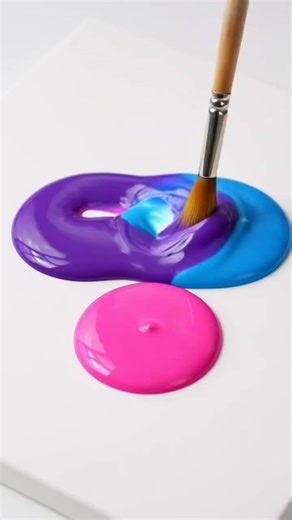 mixing blue pink and purple colour #creativeart #relaxing