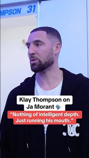 Klay Thompson calls out Ja Morant 😳