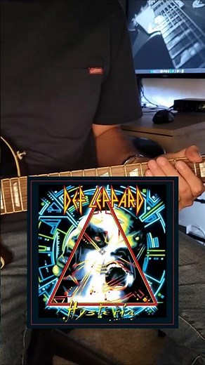 "Pour Some Sugar on Me" guitar cover with tabs #guitarcover #guitartabs #tabs #defleppard #hysteria