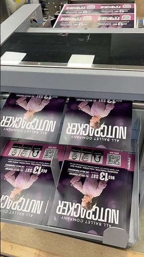 Processing your flyer orders #printing #printshop #shorts