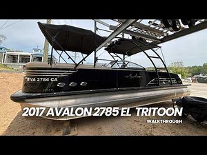 2017 Avalon 2785 Tritoon EL Saltwater Edition | Walkthrough