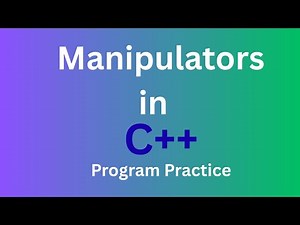 C++ Manipulators Explained | setw(), setprecision(), endl, fixed | Functions Discussed