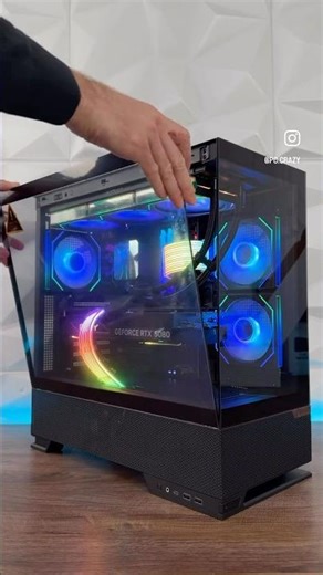 Clean Budget PC Case - Okinos AQUA 6 Infinity #asmr