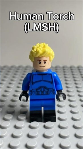 How to build Human Torch (Lego Marvel Super Heroes) with official Lego parts! #marvel #legocustom