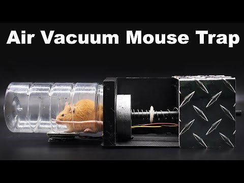 The Air Vacuum Mouse Trap - Prototype Environmental Mouse Trap. Mousetrap Monday