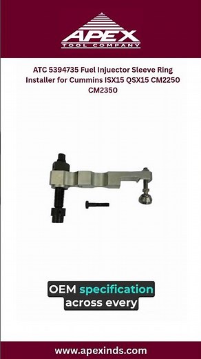 How to Install Cummins ISX15 / QSX15 Injector Sleeve Rings with the ATC 5394735
