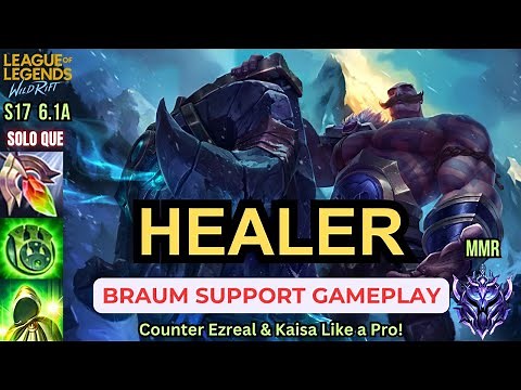 Wild Rift Healer Braum Support Guide - Epic Comeback - Build, Runes and Gameplay