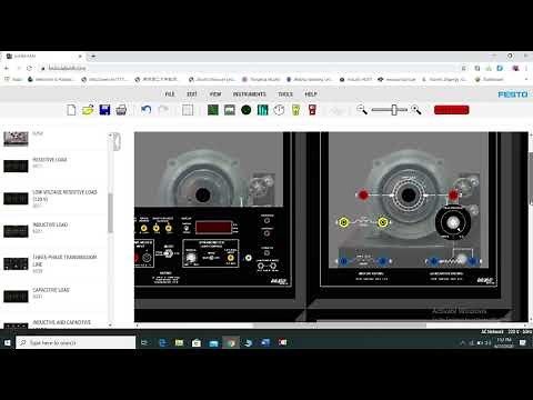 Compound DC Generator Simulations using LVSIM Labvolt