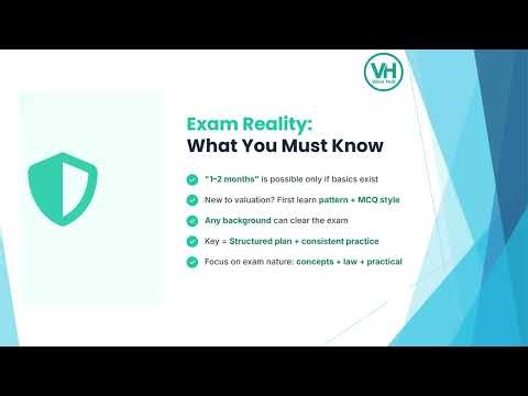 IBBI Valuer Exam Preparation Strategy | Land & Building Valuation Exam Explained I Valuation Career