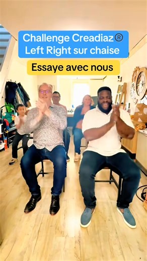 Un challenge que vous pouvez relever en famille ou entre amis 🪑🎶🧠💪🍃😍 | Cédric Diaz