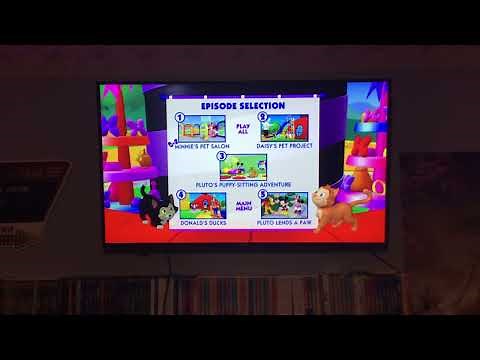 Menu walkthrough of Mickey Mouse Clubhouse Minnie’s Pet Salon 2015 dvd