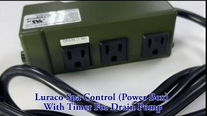 Pedicure Spa Power Controller with Timer for Drain Pump