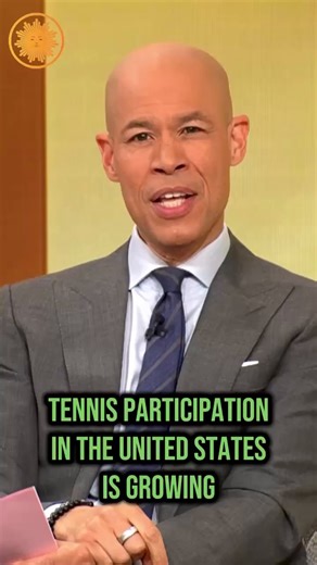 Tennis participation in the U.S. is growing, according to data from the U.S. Tennis Association. More than 27 million Americans played tennis in 2025 — up 1.6 million from the year before. | CBS Mornings