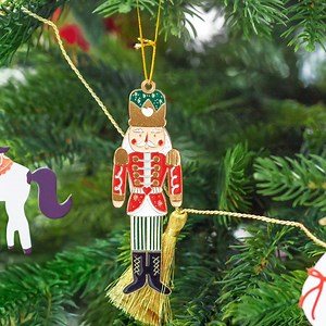 Metal Christmas Nutcracker Decoration - Metal Hanging Nutcracker Ornament - Red Nutcracker Decoration - Xmas Tree-individual Tree Decoration - Etsy UK