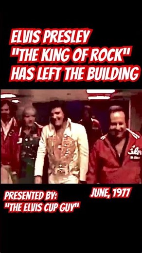Elvis Presley “has left the building” #elvis #elvispresley #theelviscupguy #shorts #oldies #trump