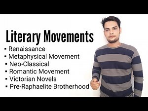 Literary Movements : Renaissance Metaphysical Movemen Neo-Classical Pre-Raphaelite Brotherhood