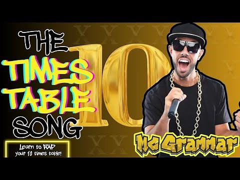 Learn Your 10 Times Table in Rap! | MC Grammar 🎤 | Educational Rap Songs for Kids 🎵