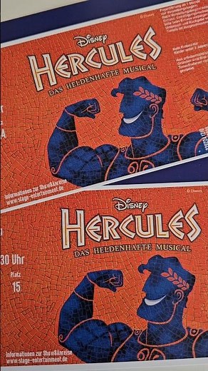 Hercules the Musical in Hamburg is awesome! Best Part? The muses! 🌿🎶 #musical #hercules #disney