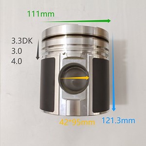 [Hot Item] Machinery Excavator Spare Parts Doosan D1146 De08 Diesel Piston 65.02501-0228b Truck Parts