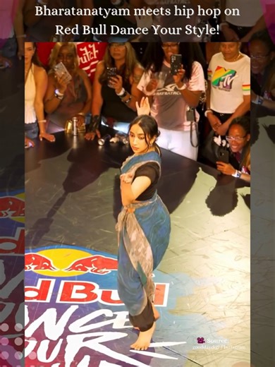 Harini is bringing a unique Bharatanatyam fusion mixed with hip hop to the Red Bull Dance Your Style stage.✨ Blending classical expressions with modern street moves, her performance proves tradition can evolve into something fresh, bold, and exciting! . . . source: gooddaydigi / Instagram