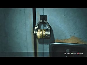 Resident Evil 3 Remake: Shower Room Dial Lock Code