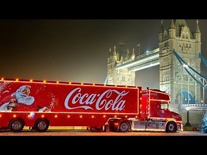 Coca Cola Truck is in London - London Walking Tour