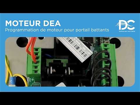 Programmation moteur DEA pour portail battant
