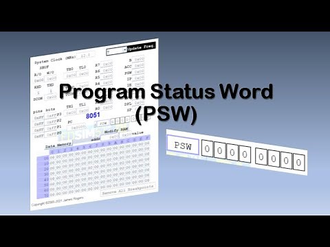#35 Program Status Word (PSW) - EdSim51