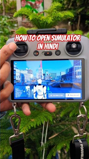 Mini 5 Pro RC Simulator Open Tutorial || DJI Mini 5 Pro #djidrone #shorts #dji #drone #djimini5pro