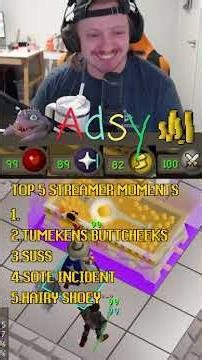 Top 5 Streaming Highlights #osrs #gaming #runescape #twitch #oldschoolrunescape #funny #viral