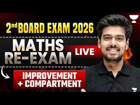Second Board 2026 Math Full Plan | Improvement + Compartment Revision Starts! | Ayush Sir