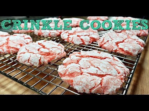 Easy Crinkle Cookies Recipe | Strawberry Cake Mix Cookies Recipe | Simply Mama Cooks