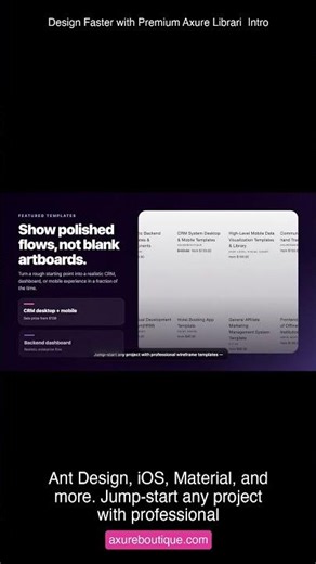 Design Faster with Premium Axure Librari Intro