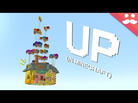 I built the house from UP in Minecraft
