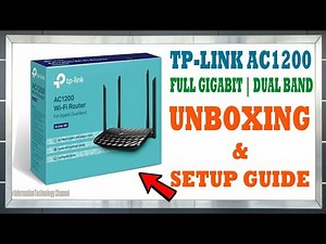 TP LINK Archer A6 AC1200 Gigabit MU-MIMO Router - UNBOXING AND SETUP