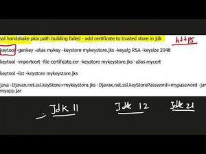 SSL handshake PKIX path building failed error in Java